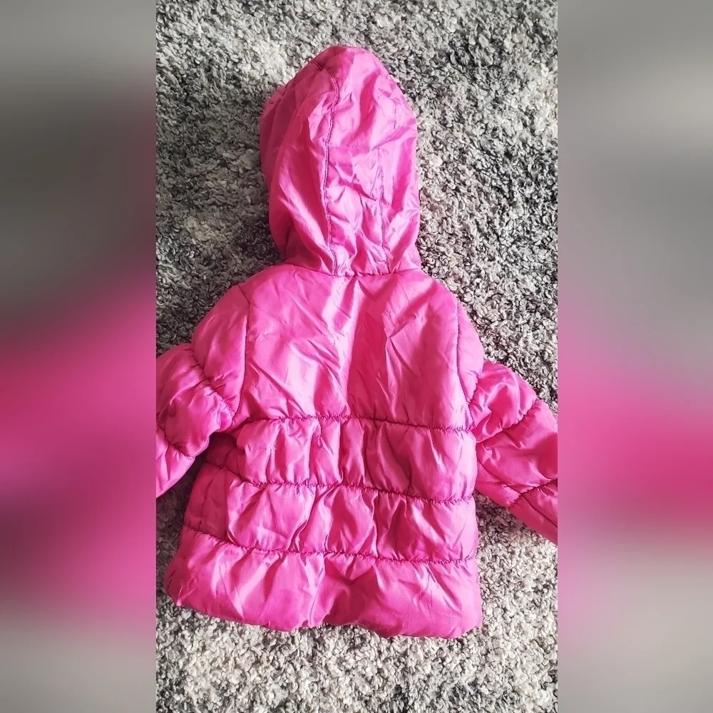Oshkosh B'gosh Pink Girls puffer‎ coat Size 24M